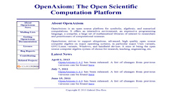 Desktop Screenshot of open-axiom.org